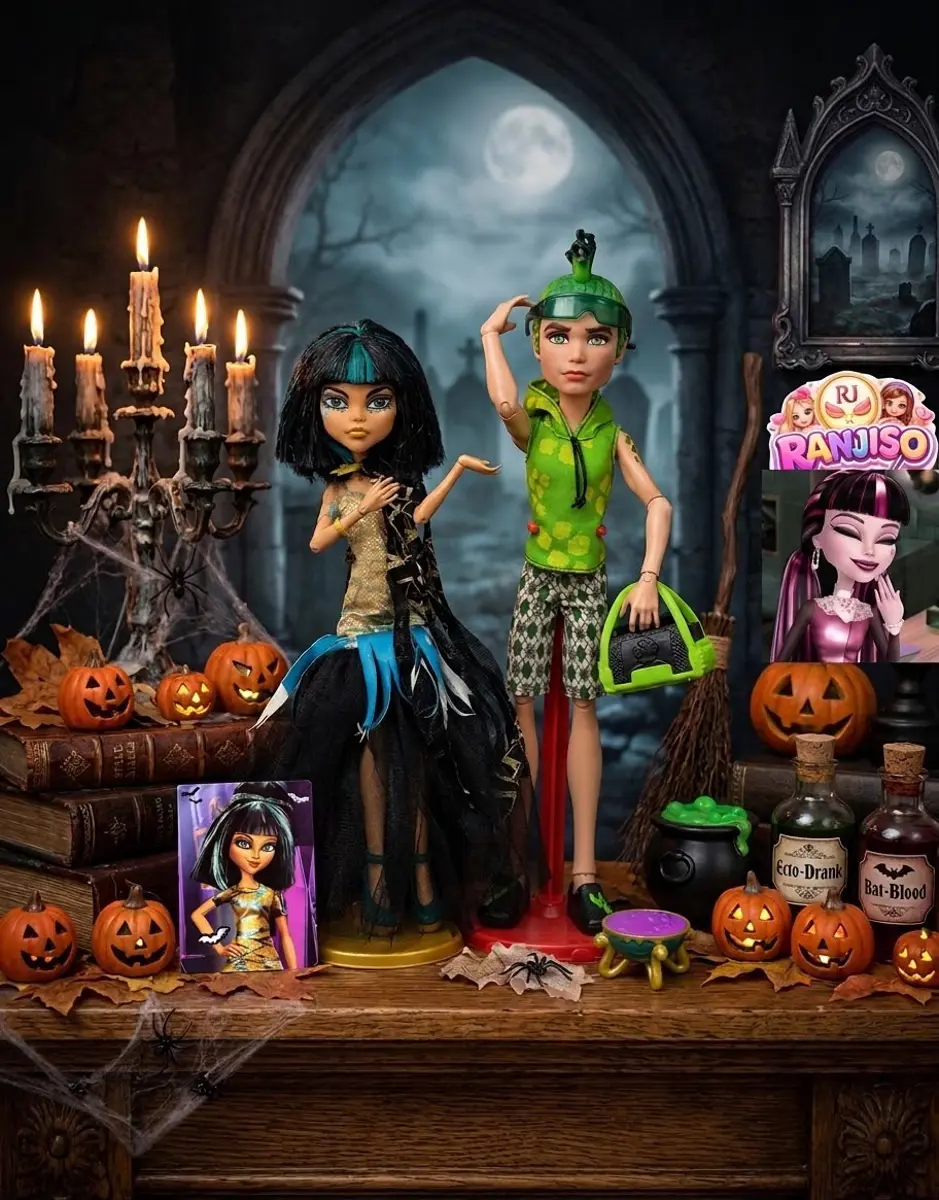 Pareja de muñecas Monster High Scaries